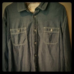 Mens woven original weather proof vintage shirt.